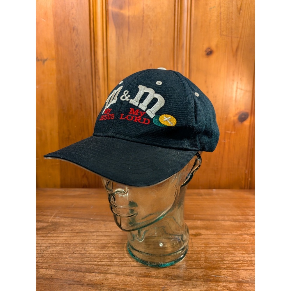 Vintage Jesus 90s‎ Y2k Hat My Jesus My Lord M&M #1086